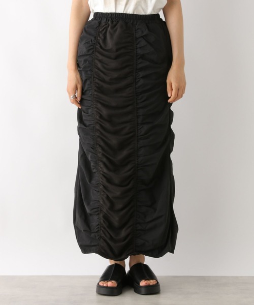 LEPSIM(レプシィム)の「異素材シャーリングスカート 116750(スカート・レディース・ブラック/アイボリー/チャコールグレー・FREE)」の21枚目の写真