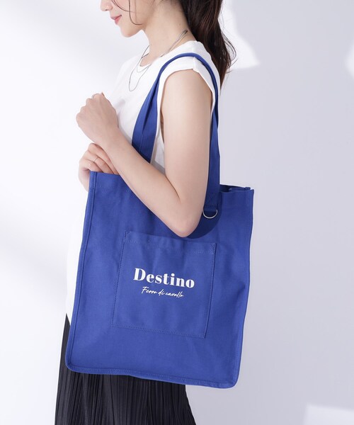 SHOO・LA・RUE（シューラルー）の「【推し活／A4】うちわも入るキャンバストート（トートバッグ・レディース・ピンク系/ブルー系その他/イエロー/ワインレッド/グリーン/グレー/パープル系4/ブラック/アイボリー・00）」の5枚目の写真