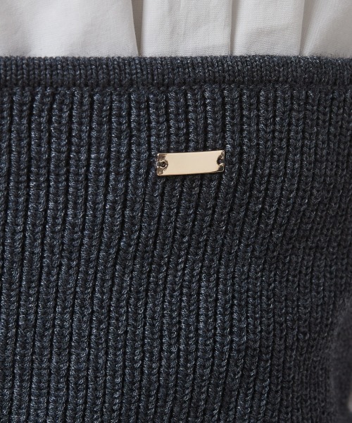 CHIC STYLE(シックスタイル)の「 ニットビスチェ <大きいサイズ有>シックスタイル (ベスト・レディース・グレー/ネイビー・M/L/LL/3L/4L/5L)」の9枚目の写真
