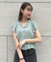 an another angelus | スノードットフリル袖ブラウス(シャツ/ブラウス)