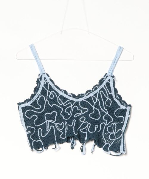 Solace（ソレイス）の「デザインニットキャミトップス（キャミソール・レディース・イエロー/グリーン/ネイビー・FREE）」の18枚目の写真