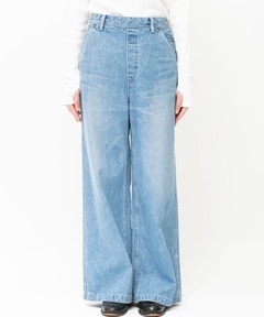 デニムワイドステムパンツ