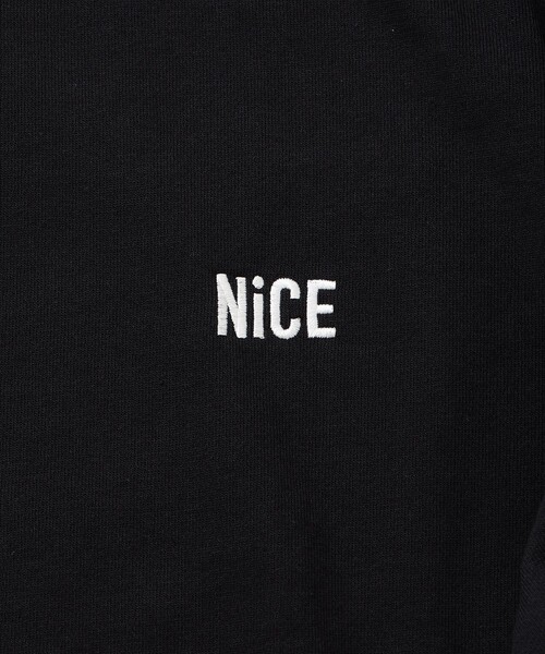 B:MING by BEAMS（ビーミングバイビームス）の「エンブロイダリー NiCE ロゴ クルーネック スウェット（スウェット・メンズ・ブラック/グリーン・SMALL/MEDIUM/LARGE/X-LARGE）」の15枚目の写真