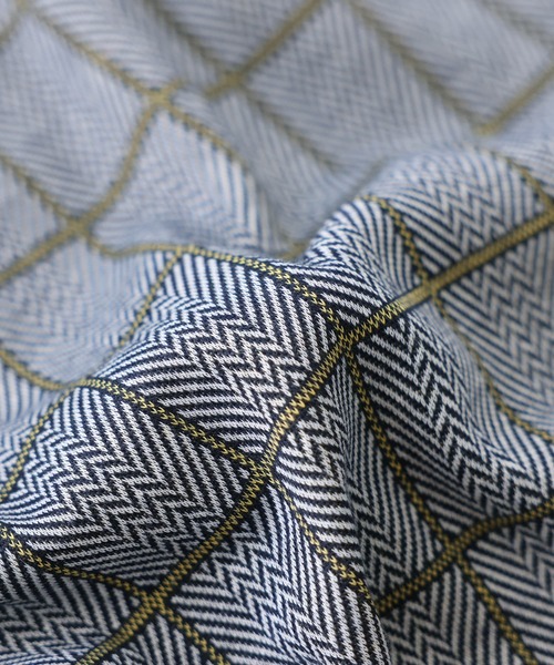 n'OrLABEL（ノアールレーベル）の「『ヘリンボーンチェック柄ナロースカート』（スカート・レディース・チャコール/ネイビー・2/1）」の17枚目の写真