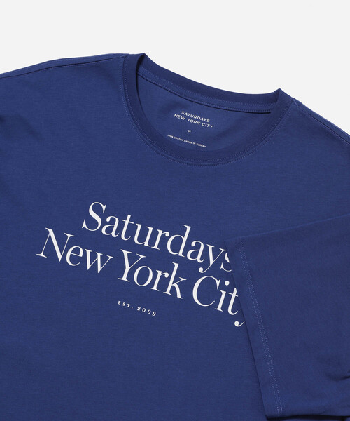 Saturdays NYC(サタデーズ ニューヨークシティ )の「Miller Standard SS TEE(Tシャツ/カットソー・メンズ・レッド/ブルー・XL/S/M/L/X-SMALL)」の7枚目の写真