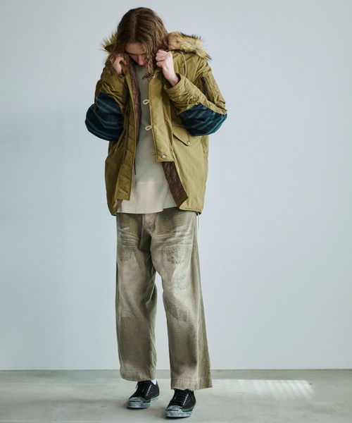 & RC ミリタリージャケット RNA（アールエヌエー）の「J1966 カラーブロックコーチジャケット