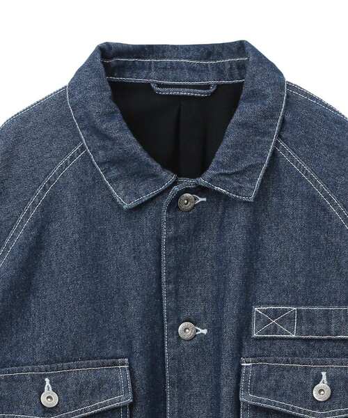 CRAFT STANDARD BOUTIQUE（クラフトスタンダードブティック）の「デニムワークジャケット（デニムジャケット・レディース・ブラック/ダークインディゴブルー・L/XL/M）」の19枚目の写真