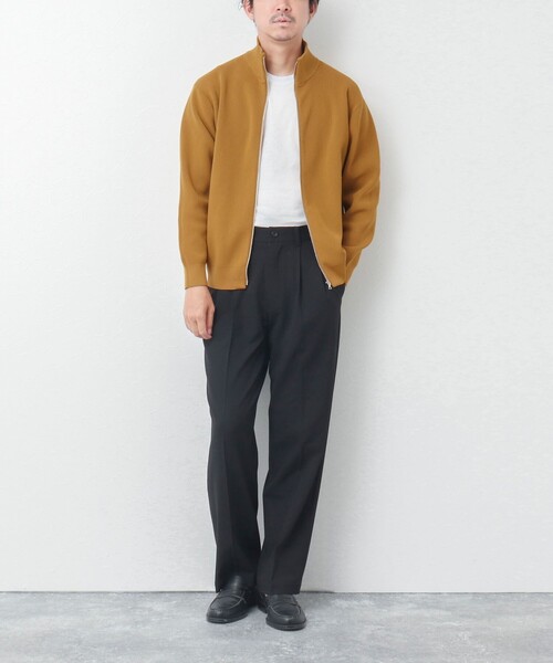 NOLLEY’S（ノーリーズ）の「【WORK ABOUT】ウォッシャブル ドライバーズニット（ニット/セーター・メンズ・イエロー/ブルー系その他/ネイビー・S/M/L）」の4枚目の写真