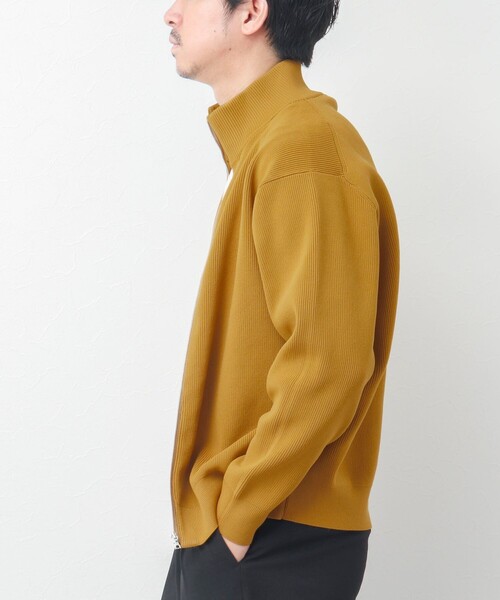 NOLLEY’S（ノーリーズ）の「【WORK ABOUT】ウォッシャブル ドライバーズニット（ニット/セーター・メンズ・イエロー/ブルー系その他/ネイビー・S/M/L）」の9枚目の写真