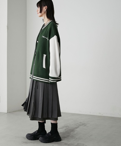 forksy.（フォルクシー）の「【forksy.】ボリュームソールストレッチミドルブーツ（ブーツ・レディース・ブラウン/ブラック・S/M/L/LL）」の5枚目の写真