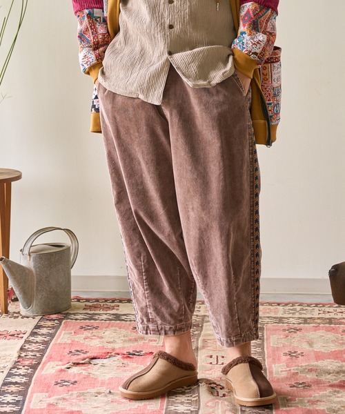 チャイハネ(チャイハネ)の「【チャイハネ】リブロイMEN'Sパンツ(その他パンツ・メンズ・ブラウン/ブラック/グリーン・FREE)」の1枚目の写真