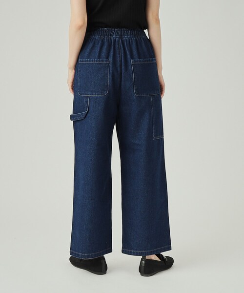 Cutie Blonde（キューティーブロンド）の「◆大人カジュアルに イージーペインターパンツ（デニムパンツ・レディース・ライトブルー/ネイビー・04/03/02/01）」の8枚目の写真