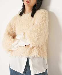 URBAN RESEARCH ROSSO WOMEN | CHIGNON　フェザーフリンジTシャツ(Tシャツ/カットソー)