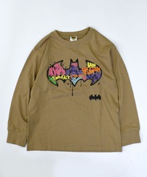 Anytime Songs（エニータイムソングス）の「2025AW BATMAN フロントプリント  バックプリント ロングスリーブTシャツ（Tシャツ/カットソー・キッズ）」