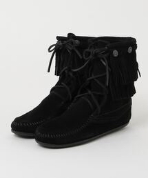 【MINNETONKA】ダブルフリンジ トランパー ブーツ DOUBLE FRINGE TRAMPER BOOTS