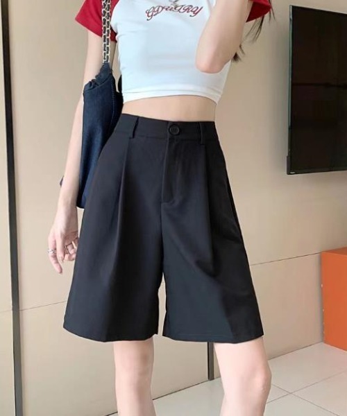 Per sist ence（パーシエンス）の「ツータックショートパンツ（その他パンツ・レディース・ピンク/ライトピンク/ブラック/ベージュ/グレー/ホワイト・LARGE/MEDIUM/X-LARGE/SMALL）」の9枚目の写真