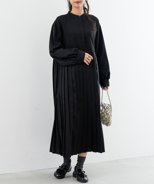 【新品未使用】オケージョンワンピース dress ブラック　フリー 楽天市場】喪服 礼服 ブラックフォーマル ワンピース レディース