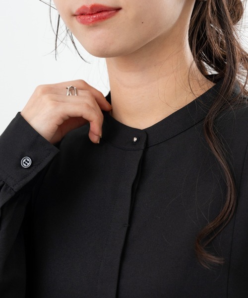 refinedworks(リファインドワークス)の「※新色追加※【refinedworks】人気の セミ オケージョン プリーツ ワンピース(ワンピース・レディース・ブラック/チャコールグレー/ネイビー・FREE)」の21枚目の写真