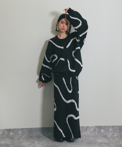 週末セール❗️即完売商品★Deuxieme Classeジャガードカーディガン ZARA - ZARA ジャカードカーディガン フリンジX MAISON SPECIAL