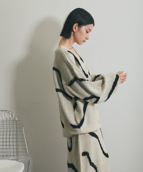 週末セール❗️即完売商品★Deuxieme Classeジャガードカーディガン ZARA - ZARA ジャカードカーディガン フリンジX MAISON SPECIAL