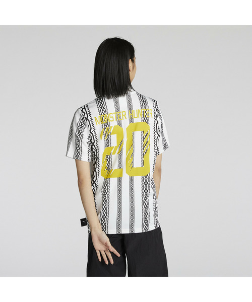 PUMA（プーマ）の「PUMA プーマ ユニセックス PUMA x モンスターハンター フットボール 半袖 Tシャツ（Tシャツ/カットソー・メンズ・ブラック/ホワイト・X-SMALL/X-LARGE/LARGE/MEDIUM/SMALL）」の18枚目の写真