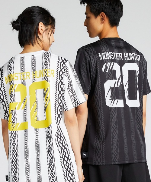 PUMA（プーマ）の「PUMA プーマ ユニセックス PUMA x モンスターハンター フットボール 半袖 Tシャツ（Tシャツ/カットソー・メンズ・ブラック/ホワイト・X-SMALL/X-LARGE/LARGE/MEDIUM/SMALL）」の22枚目の写真