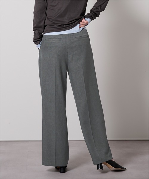 UR'S（ユアーズ）の「美シルエットワンタックワイドパンツ（その他パンツ・レディース・ホワイト/ブラック/アイボリー/キャメル/ピンク/チャコール/ネイビー・L/M/XL/S/SP）」の14枚目の写真