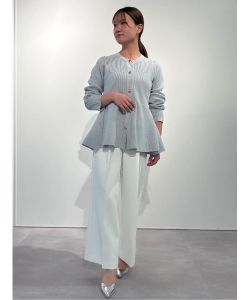 UR'S（ユアーズ）の「美シルエットワンタックワイドパンツ（その他パンツ・レディース・ホワイト/ブラック/アイボリー/キャメル/ピンク/チャコール/ネイビー・L/M/XL/S/SP）」の16枚目の写真