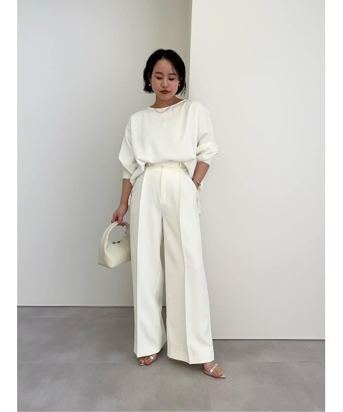 ゆる美シルエット♪【Andres Otalora】リネン ワイドパンツ ANDRES OTALORA リネン ワイドパンツ | NET-A-PORTER