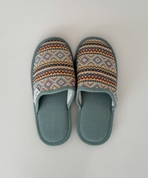CANAL JEAN（キャナルジーン）の「DULTON SLIPPERSS SAMOA サモアスリッパ(MEN)/RN-0783M（ルームシューズ/スリッパ・レディース・ネイビー/グリーン/レッド・ONE SIZE）」の5枚目の写真