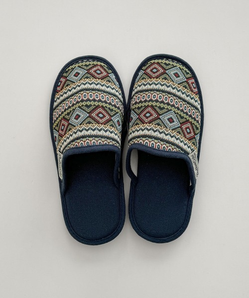 CANAL JEAN（キャナルジーン）の「DULTON SLIPPERSS SAMOA サモアスリッパ(MEN)/RN-0783M（ルームシューズ/スリッパ・レディース・ネイビー/グリーン/レッド・ONE SIZE）」の6枚目の写真