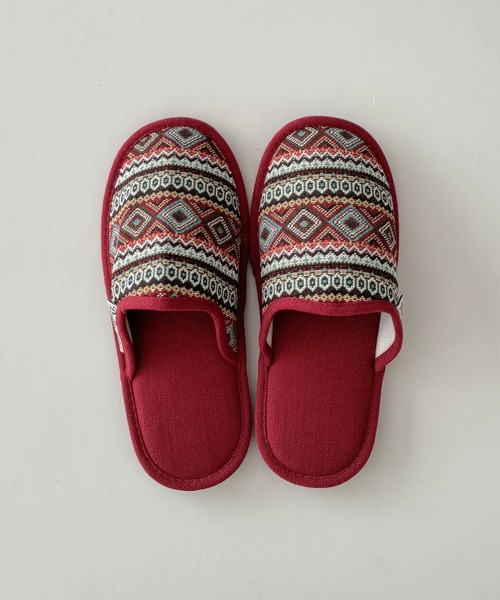 CANAL JEAN（キャナルジーン）の「DULTON SLIPPERSS SAMOA サモアスリッパ(MEN)/RN-0783M（ルームシューズ/スリッパ・レディース・ネイビー/グリーン/レッド・ONE SIZE）」の7枚目の写真