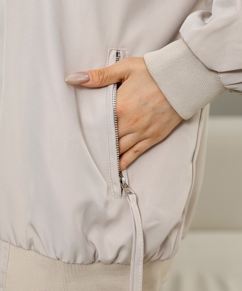 ベーシック MA-1 マルチ ポケット フライト ジャケット（MA-1）｜Lace