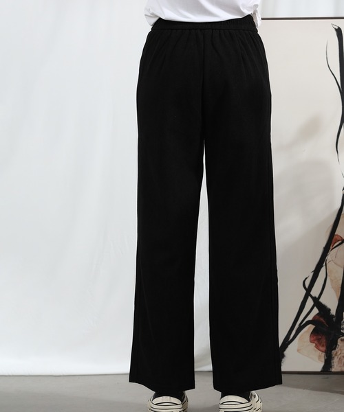 aimoha(アイモハ)の「【Aimoha】ウエストゴムストレートパンツ(その他パンツ・レディース・ベージュ/ブラック/チョコ/アーミー・MEDIUM/X-LARGE/LARGE)」の8枚目の写真