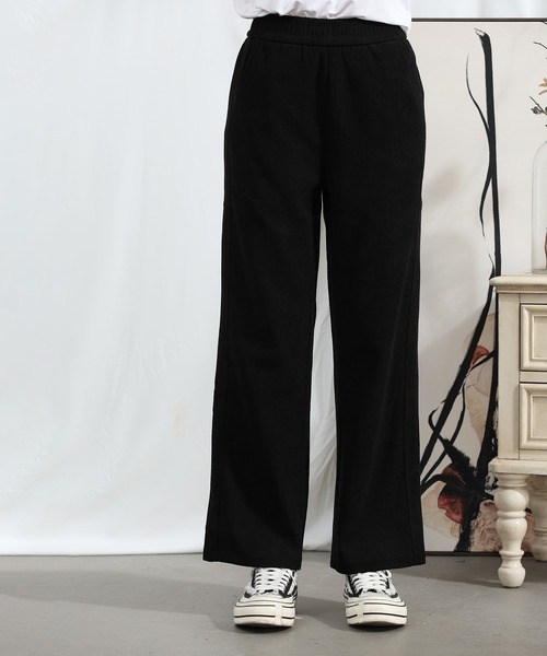 aimoha(アイモハ)の「【Aimoha】ウエストゴムストレートパンツ(その他パンツ・レディース・ベージュ/ブラック/チョコ/アーミー・MEDIUM/X-LARGE/LARGE)」の10枚目の写真