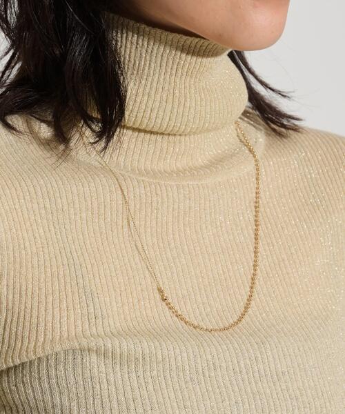 GALLEST（ギャレスト）の「◆ポイントミドルネックレス（ネックレス・レディース・ゴールド/シルバー・00）」の9枚目の写真