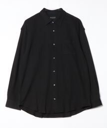 TOKYO SHIRTS | ニットジャカード レギュラー　長袖カジュアルシャツ(ポロシャツ)