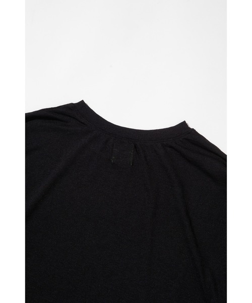 WCJ(ダブルシージェイ)の「スラブ天竺TOPS(Tシャツ/カットソー・レディース・ホワイト/ブラウン/ピンク/ブラック・FREE)」の9枚目の写真