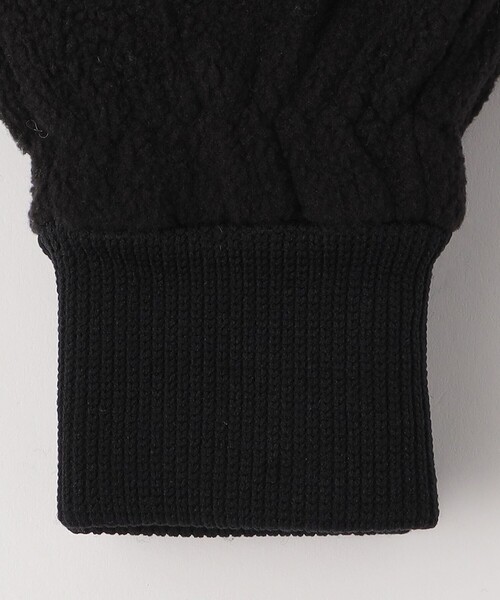 DENTS（デンツ）の「＜DENTS＞フリースハンティンググローブ ミトン フィンガーレスグローブ（手袋・メンズ・ブラック/オリーブ・FREE）」の9枚目の写真