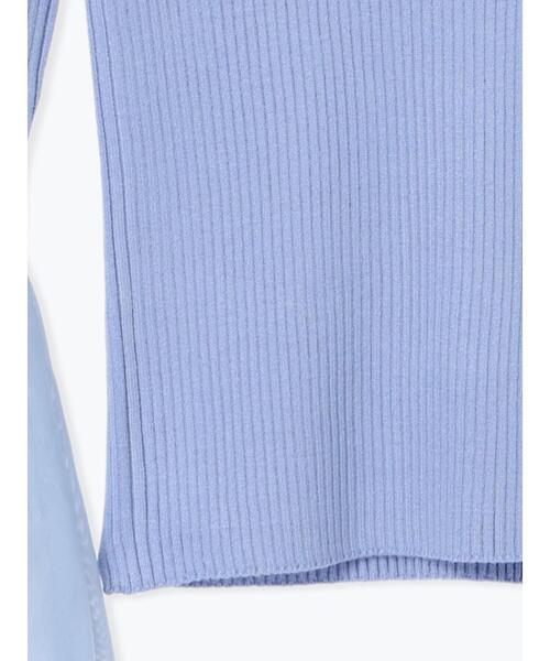 Te chichi（テチチ）の「チュールフレアスリーブニットプルオーバー（ニット/セーター・レディース・ブルー/グレー/ブラック・F）」の22枚目の写真