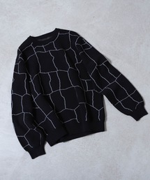 BEAMS | 12ゲージ スパイダーウェブ クルーニット(ニット/セーター)
