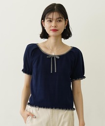 MILKFED.（ミルクフェド）の「FRILL KNIT TOP（ニット/セーター）」
