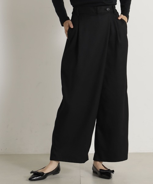 FOUND GOOD（ファウンドグッド）の「ラップパンツ（その他パンツ・レディース・グレー系5/ブラック・S/M/L）」の2枚目の写真