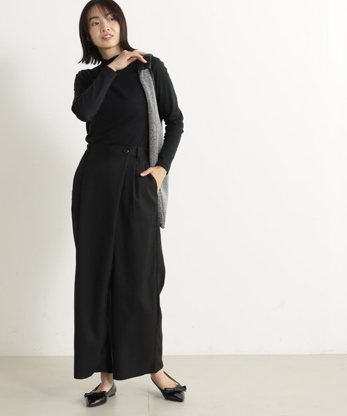 FOUND GOOD（ファウンドグッド）の「ラップパンツ（その他パンツ・レディース・グレー系5/ブラック・S/M/L）」の3枚目の写真