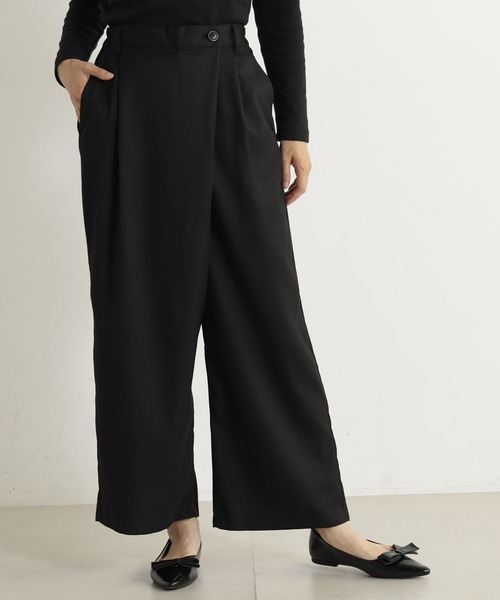 FOUND GOOD（ファウンドグッド）の「ラップパンツ（その他パンツ・レディース・グレー系5/ブラック・S/M/L）」の5枚目の写真