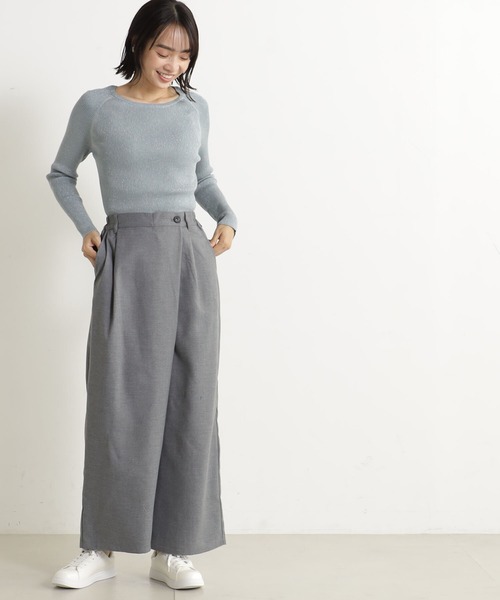 FOUND GOOD（ファウンドグッド）の「ラップパンツ（その他パンツ・レディース・グレー系5/ブラック・S/M/L）」の10枚目の写真