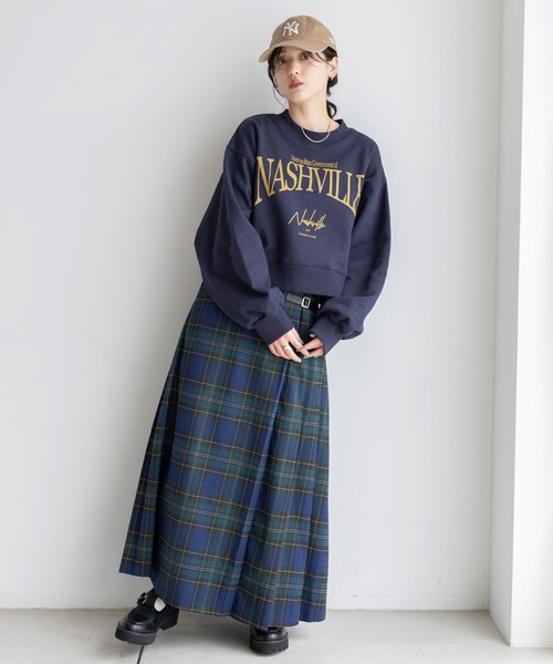 RAGEBLUE(レイジブルー)の「<選べるSHORT&LONG丈>グラフィックプリントスウェット(スウェット・レディース・ホワイト/ブラック/ネイビー/ワインレッド/オフホワイト/その他8/その他4/イエロー・SMALL/MEDIUM)」の20枚目の写真