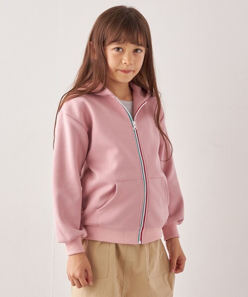 セール】SHIPS any:〈洗濯機可能〉ワンポイント 刺繍 ポンチ ジップ