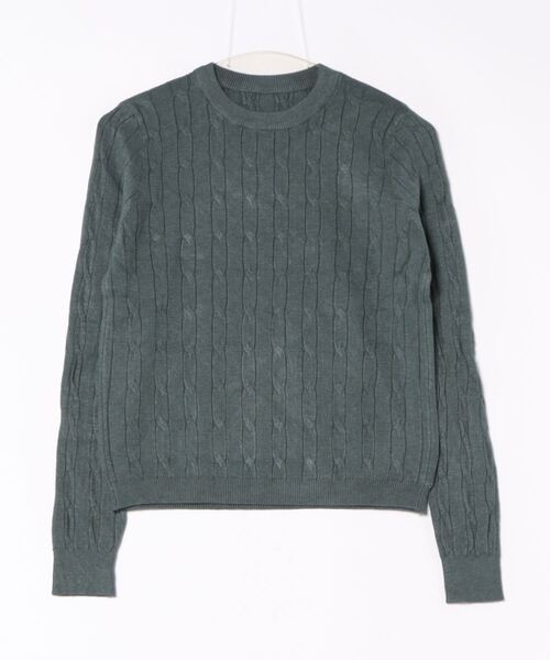 Coo+i(クーイ)の「長袖ケーブルデザインニット(ニット/セーター・レディース・ブラック/ベージュ/チャコールグレー/ホワイト/ブラウン・FREE)」の18枚目の写真
