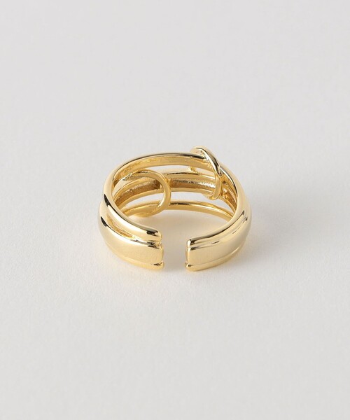 BEAUTY&YOUTH UNITED ARROWS（ビューティーアンドユースユナイテッドアローズ）の「サークルメタル 3連 リング（リング・レディース・ゴールド/シルバー・FREE）」の4枚目の写真